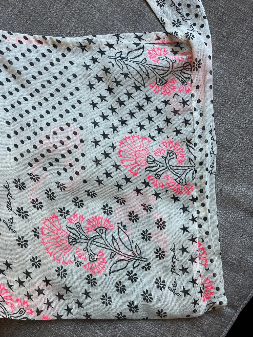 Free People gauzy bag
